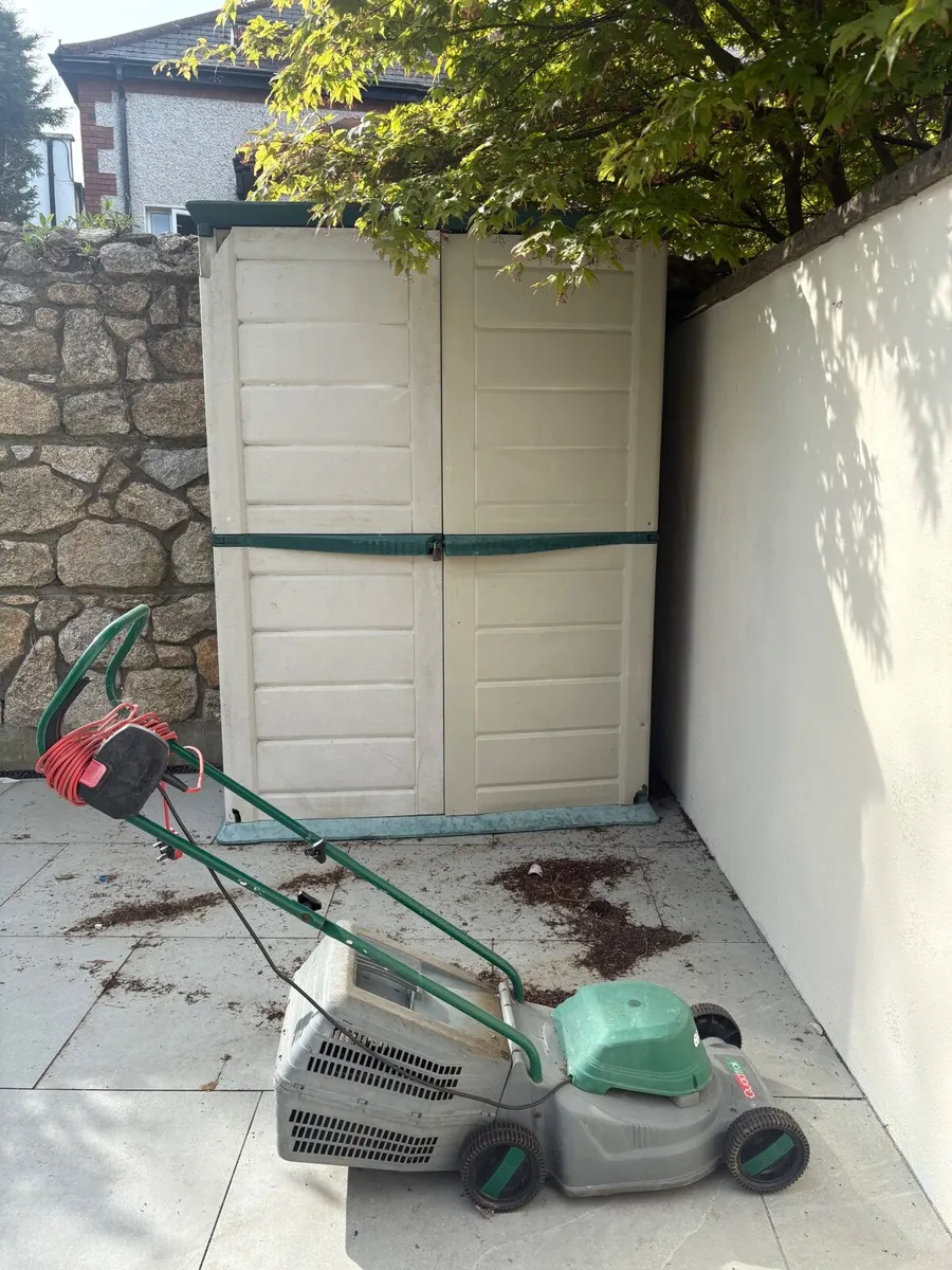 Lawn mower and shed - Image 1