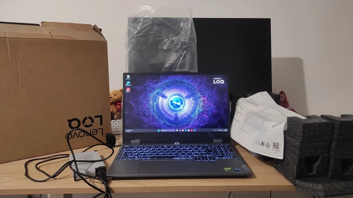 Lenovo LOQ RTX 4050 i5 24GB – Mint, Warranty - Image 1