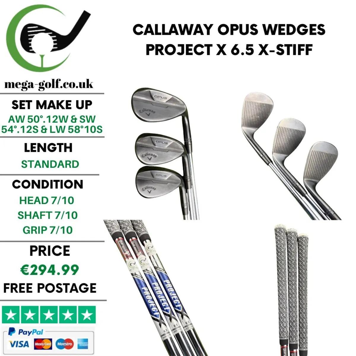Callaway Opus Wedges Set / Project X 6.5 X-Stiff - Image 1