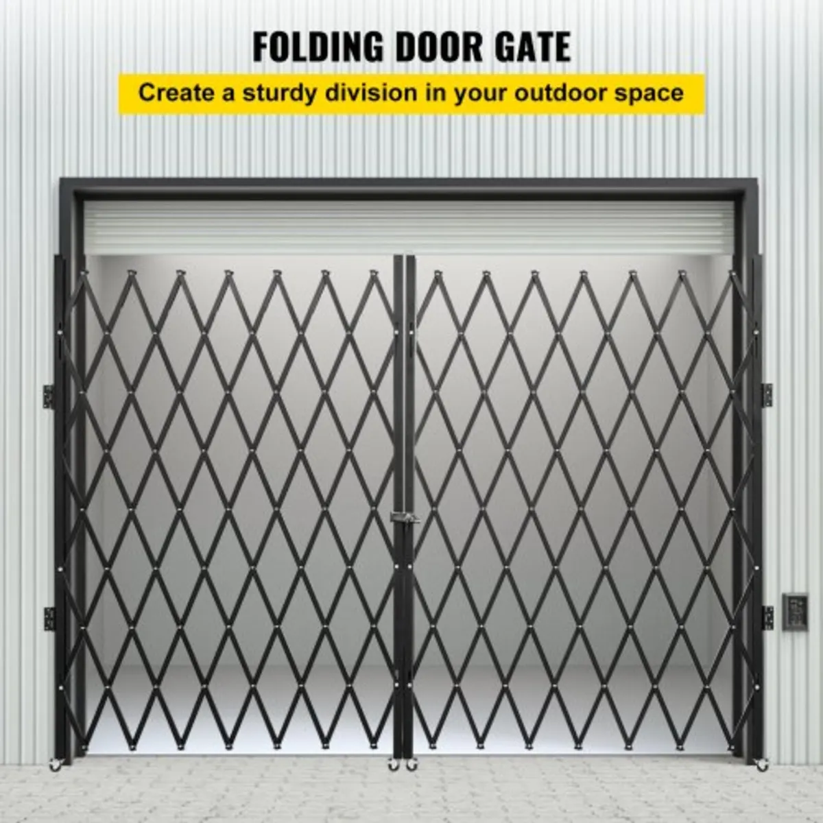 Double Folding Security Gate, 382 × 214 cm(W × H) - Image 3