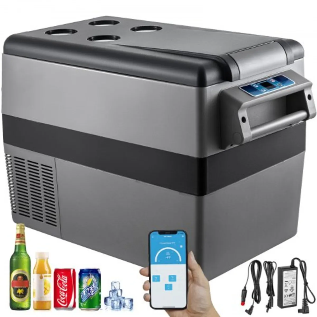 Portable Small Car Freezer 45L Mini Car Freezer Re - Image 1