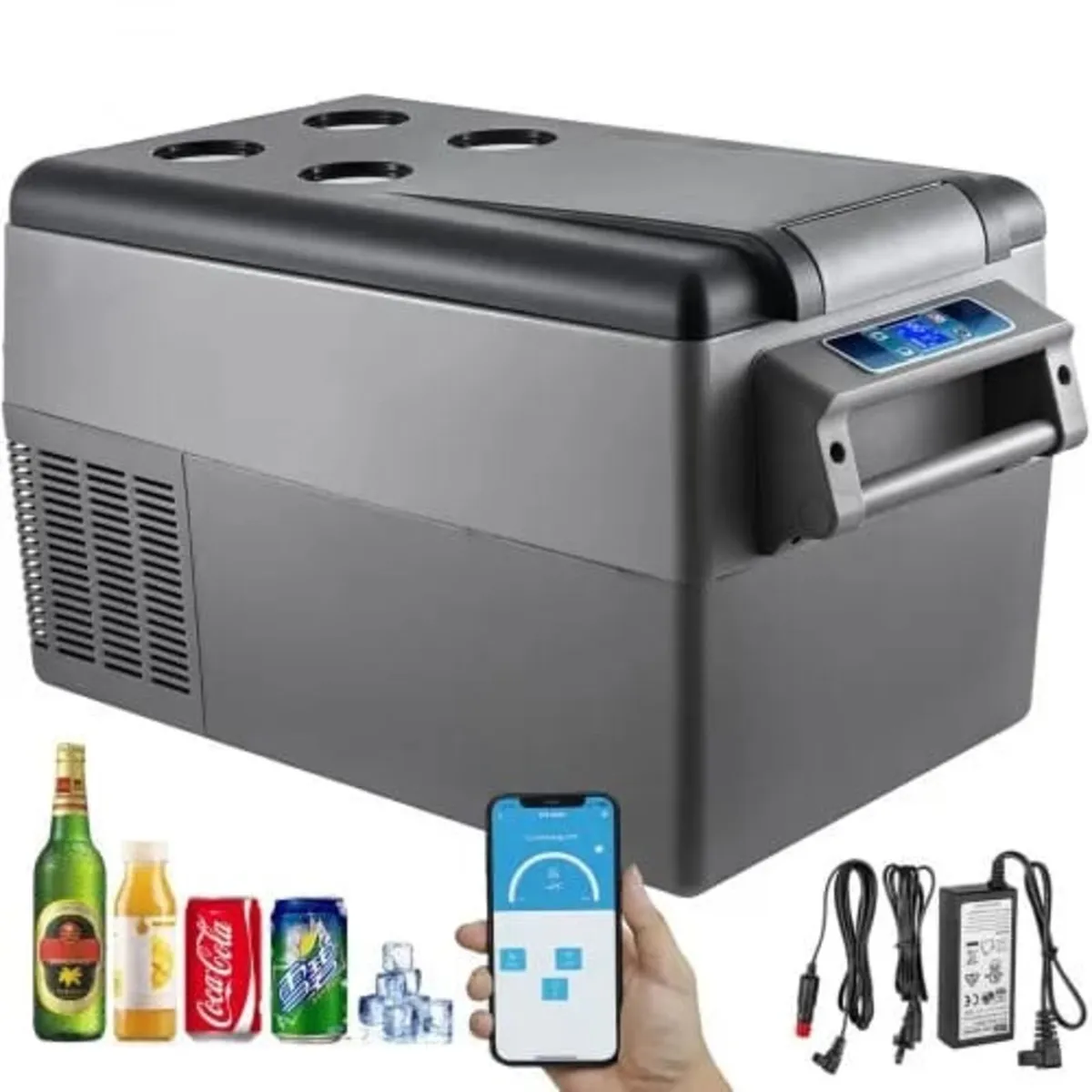 Car Refrigerator 35L Compressor Portable Small Ref - Image 1