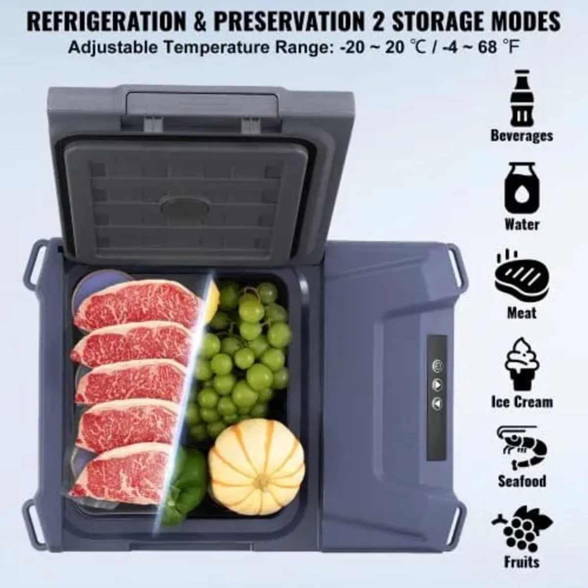 Car Refrigerator, 12 Volt Car Refrigerator Fridge, - Image 4