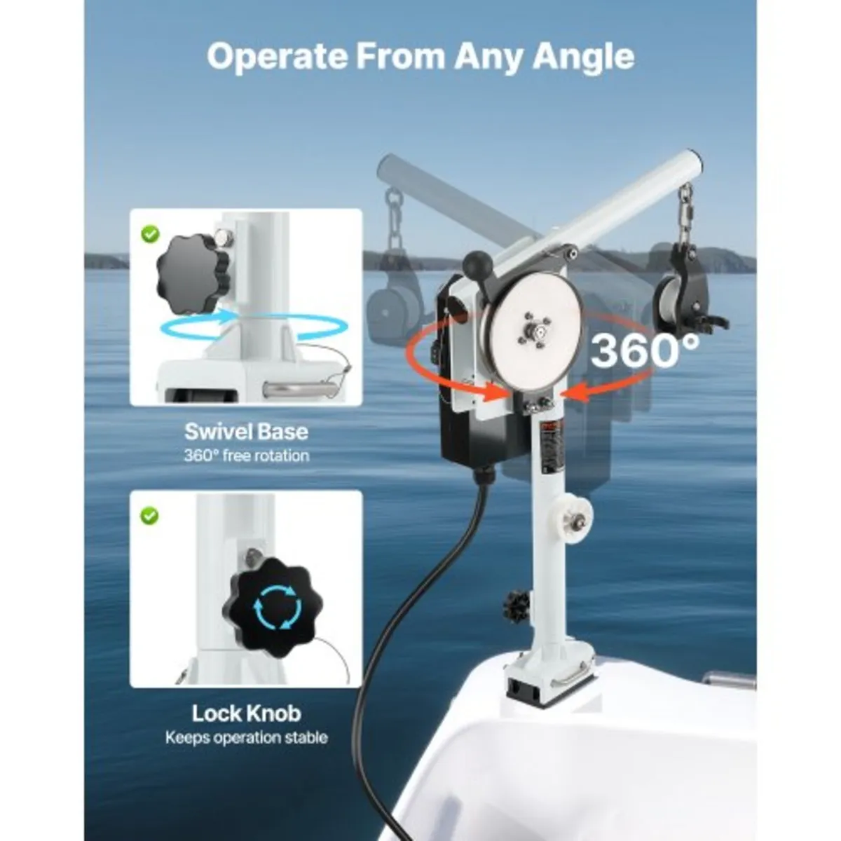 Line Hauler Pot Puller, 12V DC 1200W, Line Hauler - Image 2