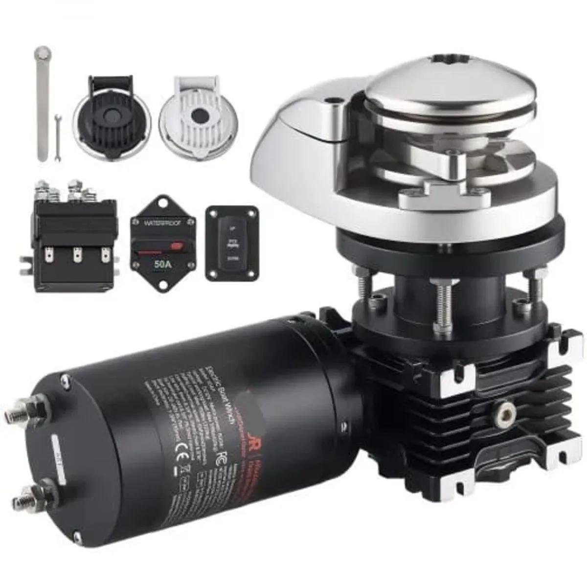 Vertical Fishing Windlass, 12V DC 600W, Windlass A - Image 1