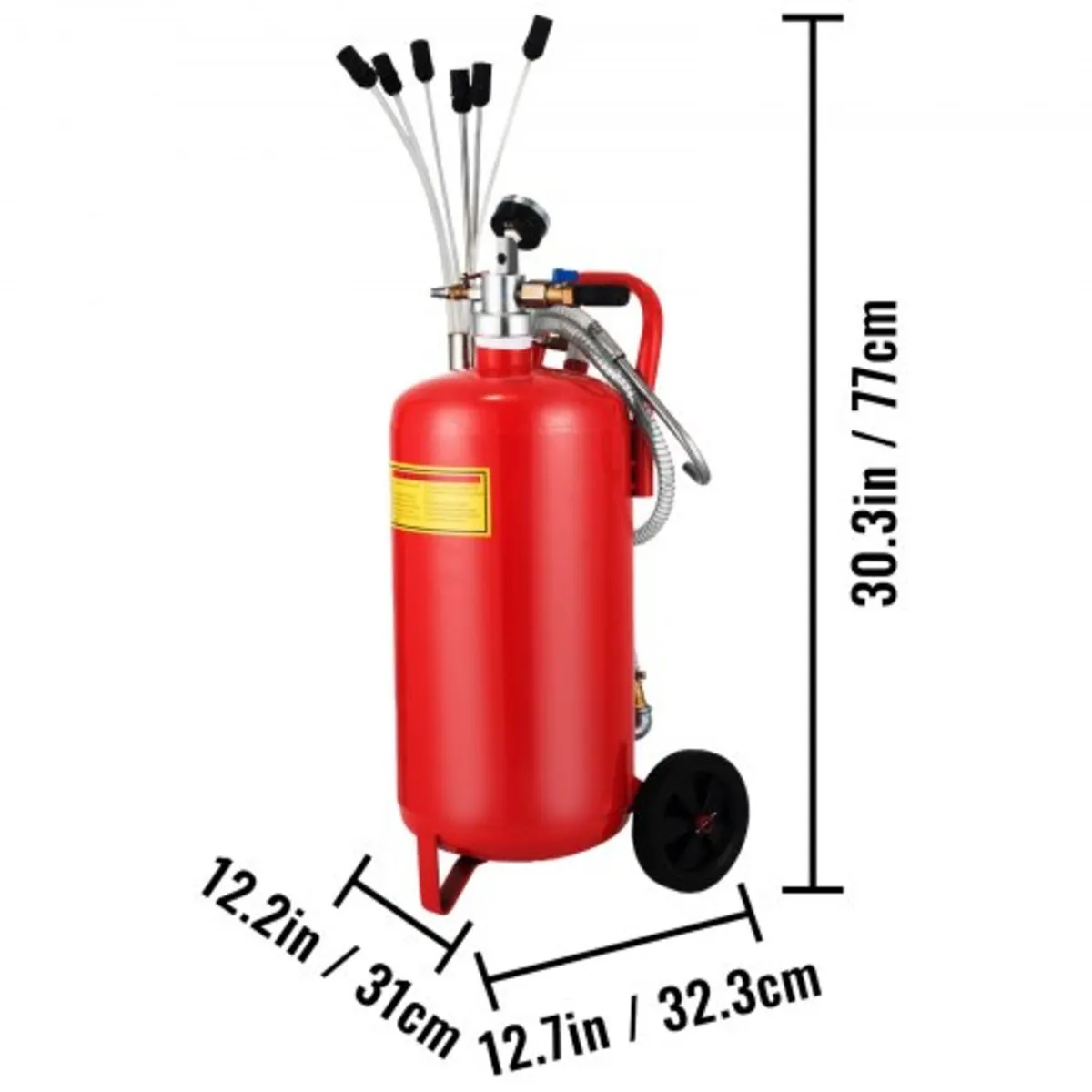 5 Gallon/22.7L Oil Extractor, Portable Air Pneumat - Image 2