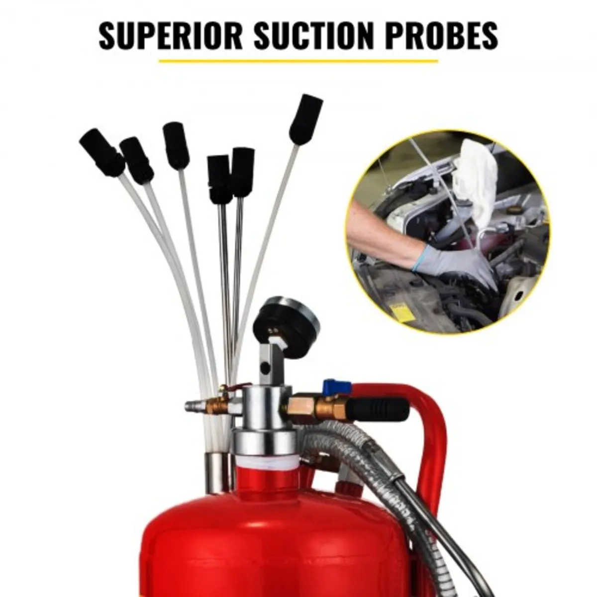 5 Gallon/22.7L Oil Extractor, Portable Air Pneumat - Image 4