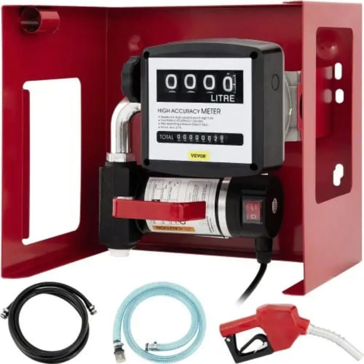 40 L Diesel Pump, Heating Oil Pump, 300 W Self-Pri - Image 1