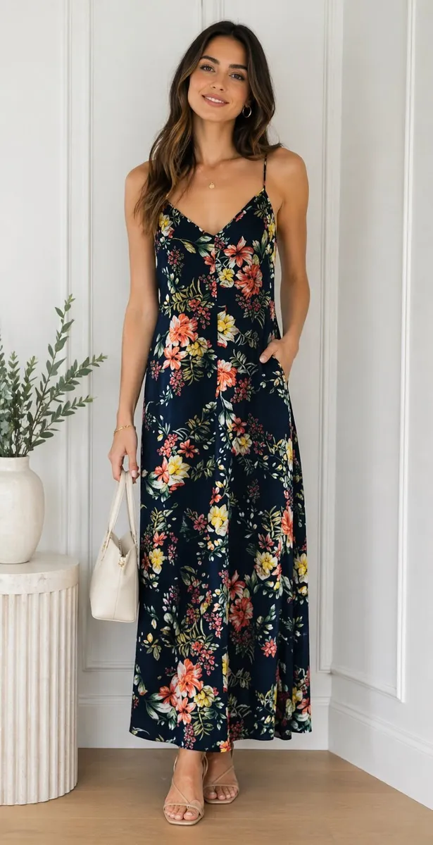 Gorgeous Floral Jumpsuit: Size 10  As new - Image 1
