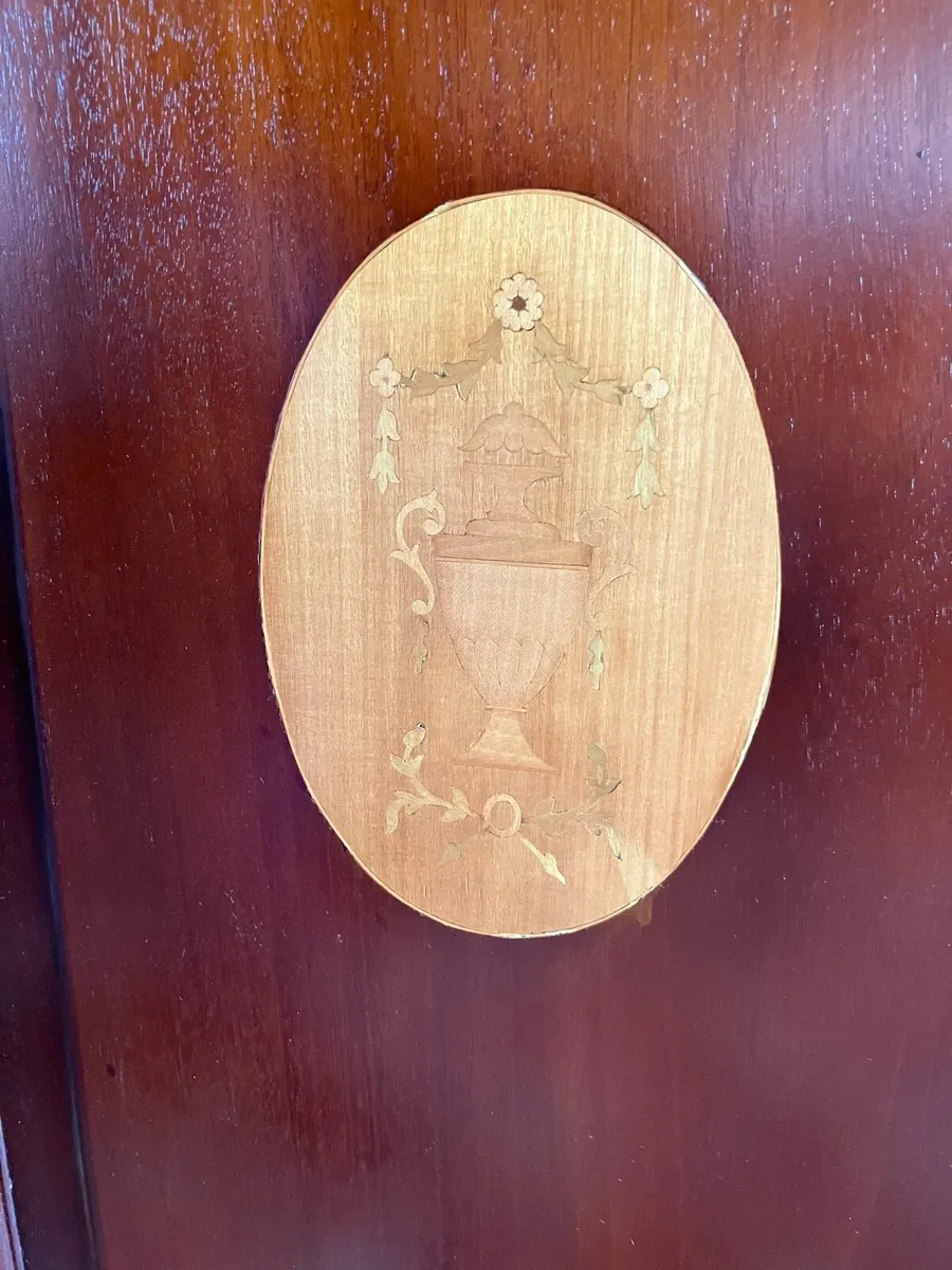 mahogany display cabinet / sideboard, - Image 2