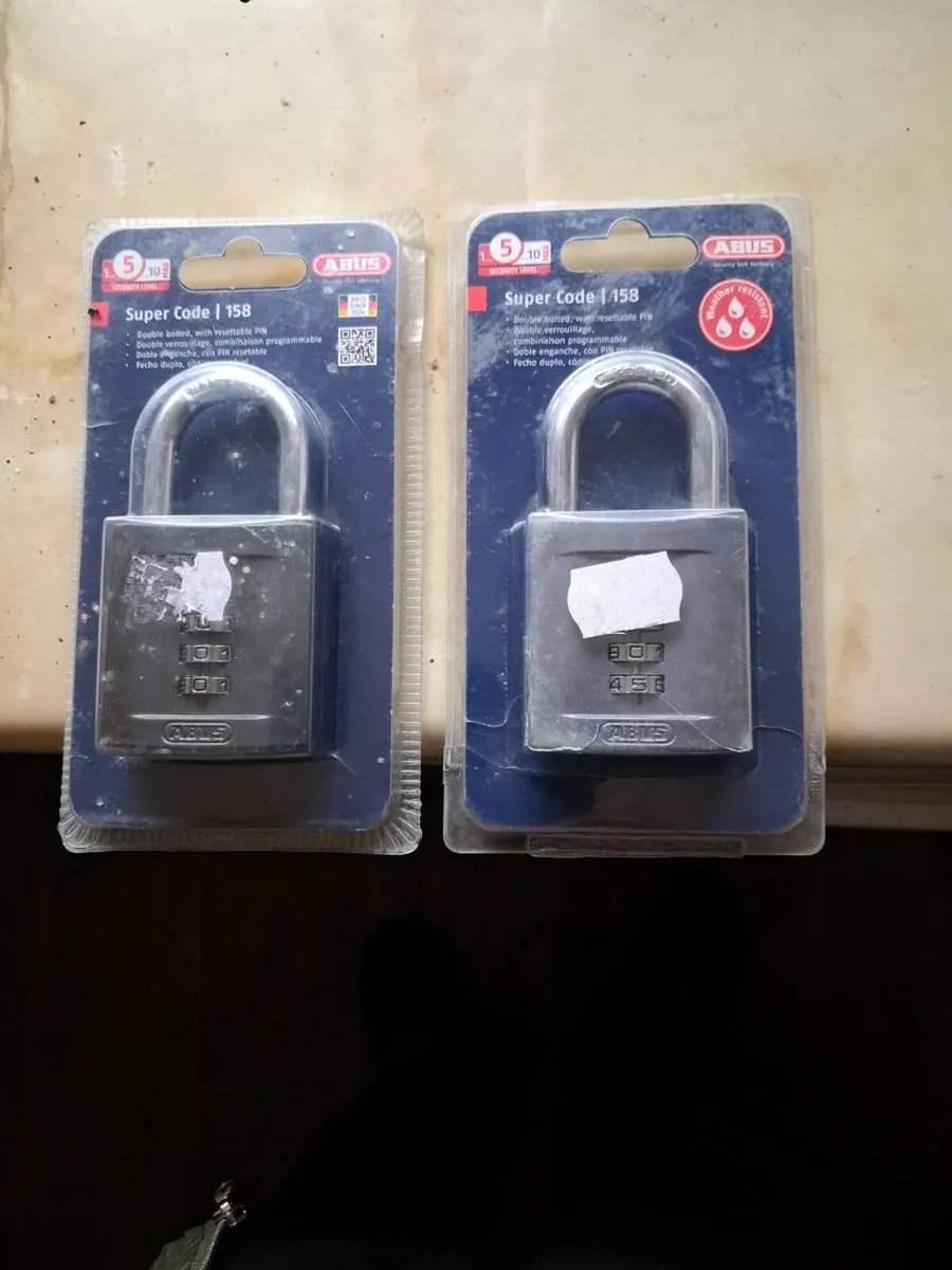 2. ABUS 158 combination locks