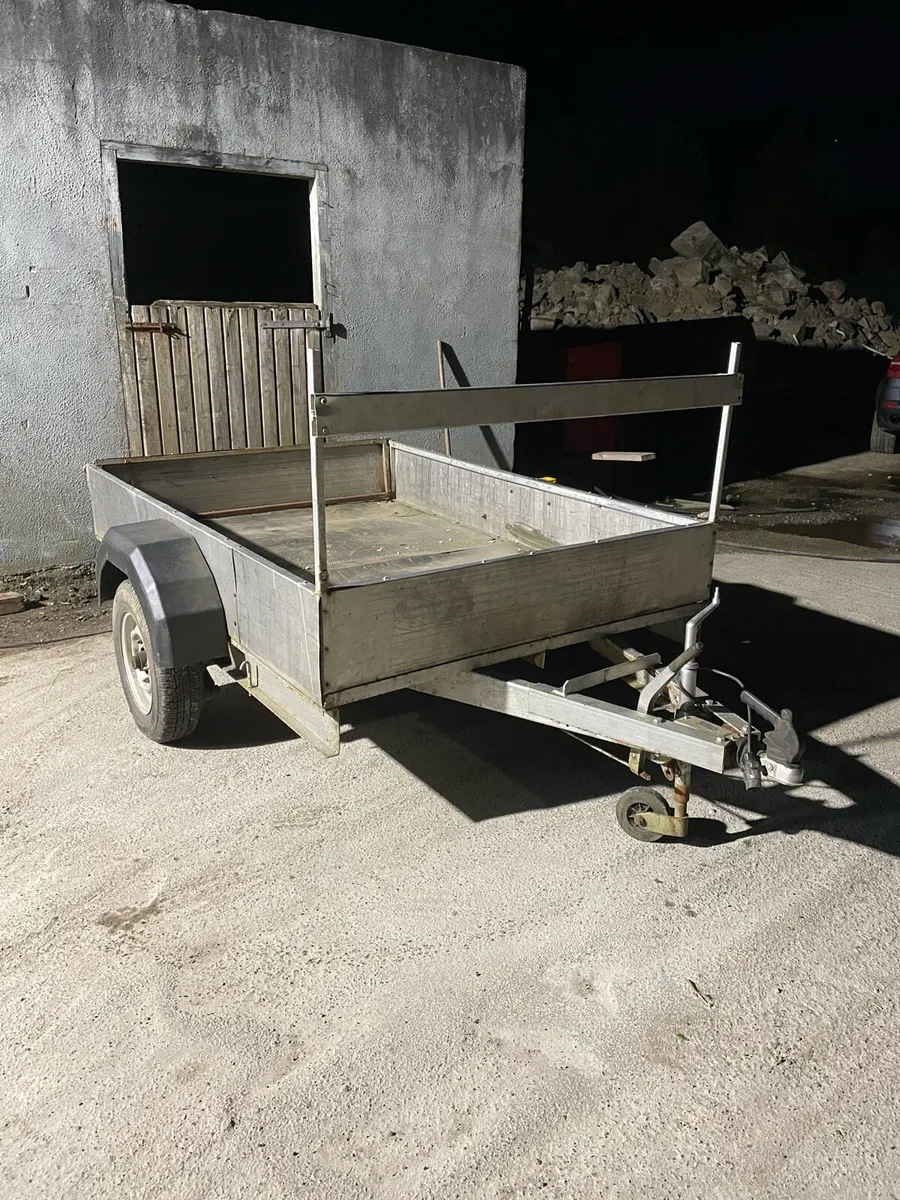 7x5 single axle car trailer - Image 1