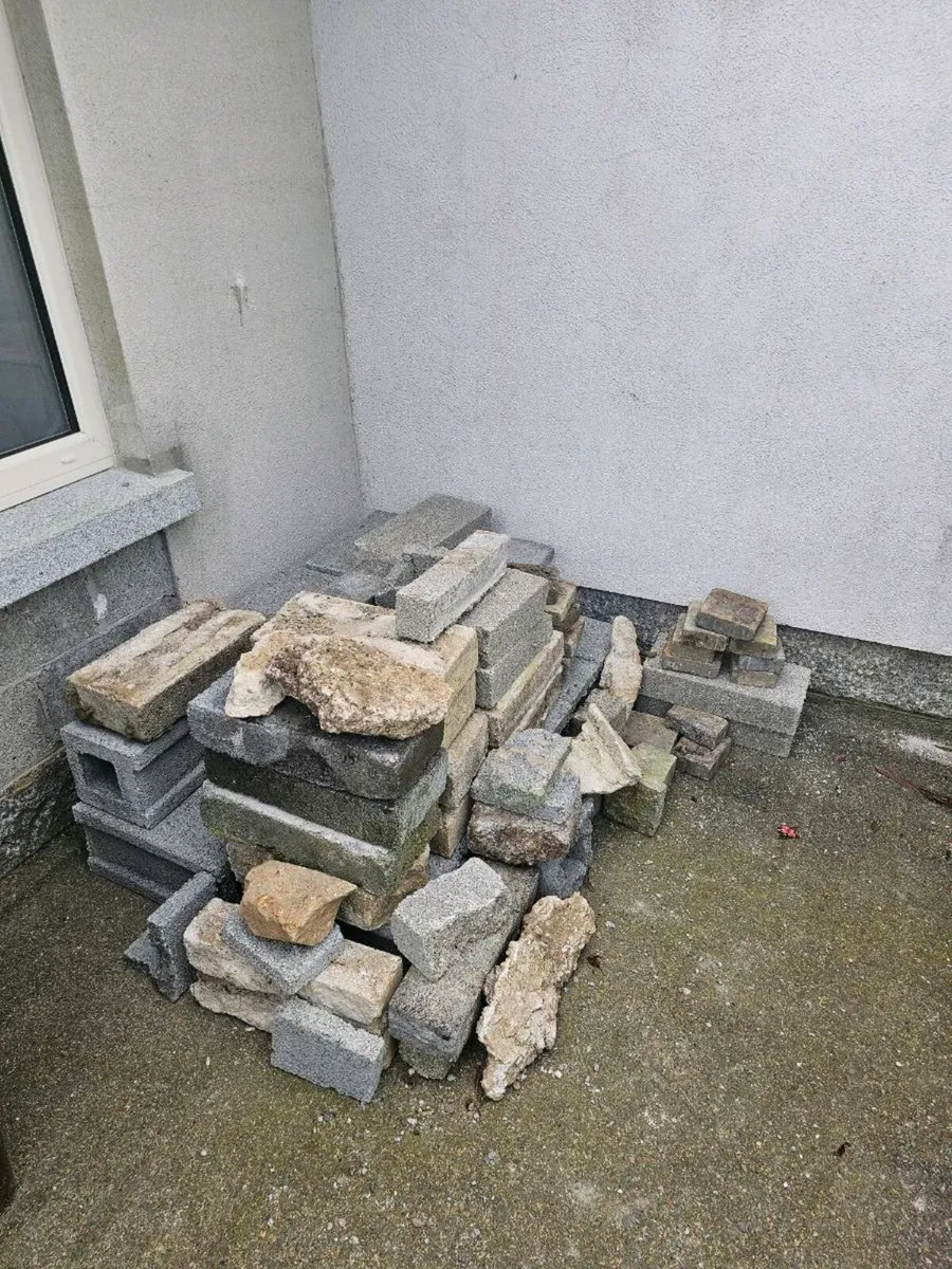 Free Concrete Blocks + Granite Window Sil x2 - Image 1