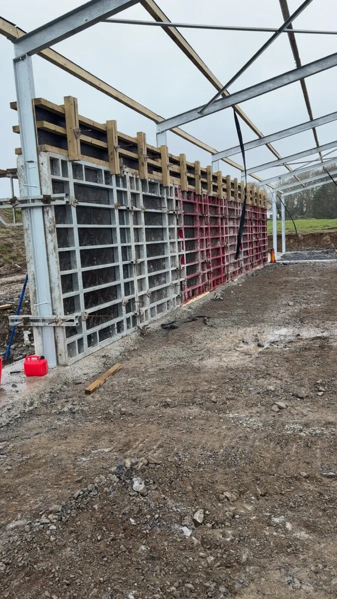 Shuttering. Tanks floors, Walls. Pits. Formwork - Image 1