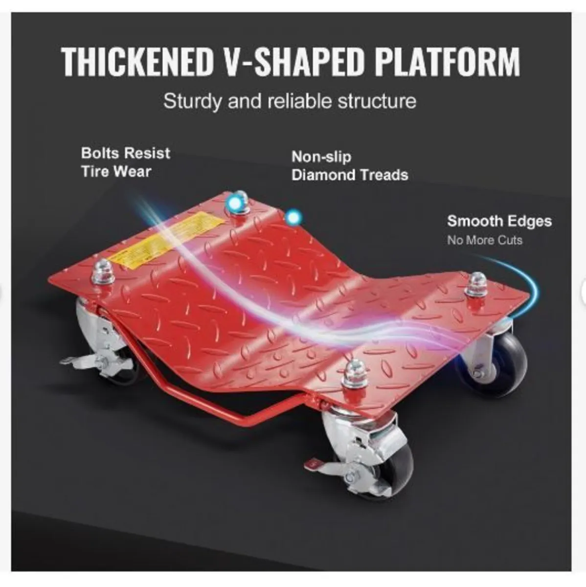 Wheel Dolly, 8000 lbs Capacity Heavy-Duty - Image 4