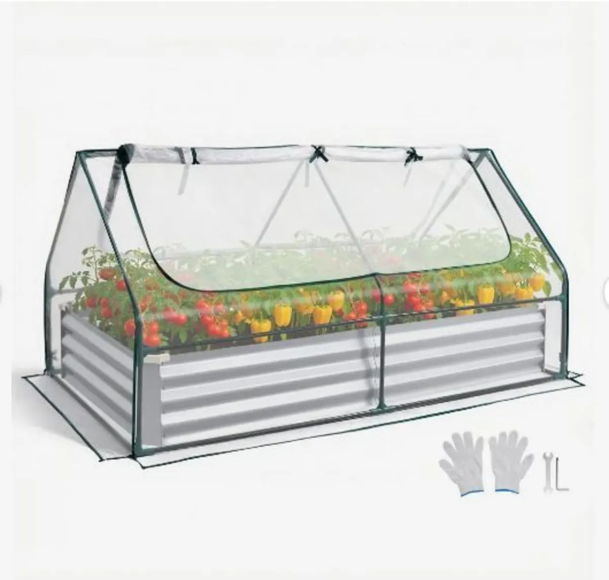 Raised Garden Bed with Cover - Image 1