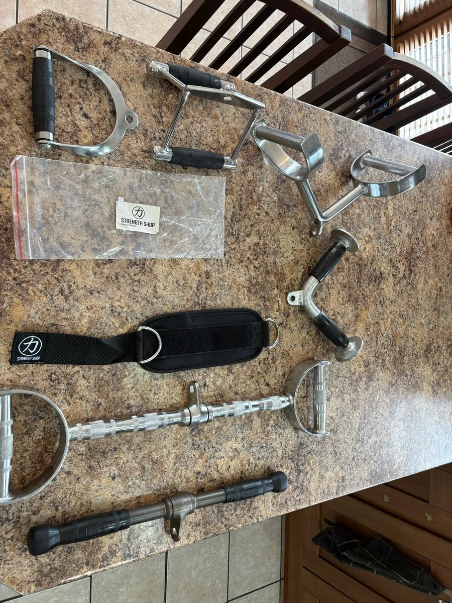 GYM CABLE MACHINE ATTACHMENTS, HEAVY DUTY!