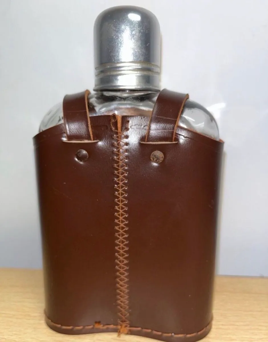 Vintage Whisky Flask - Image 3