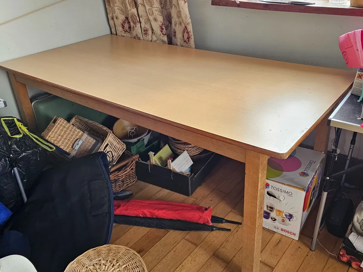 Large dining table work top bench layout surface - Image 1