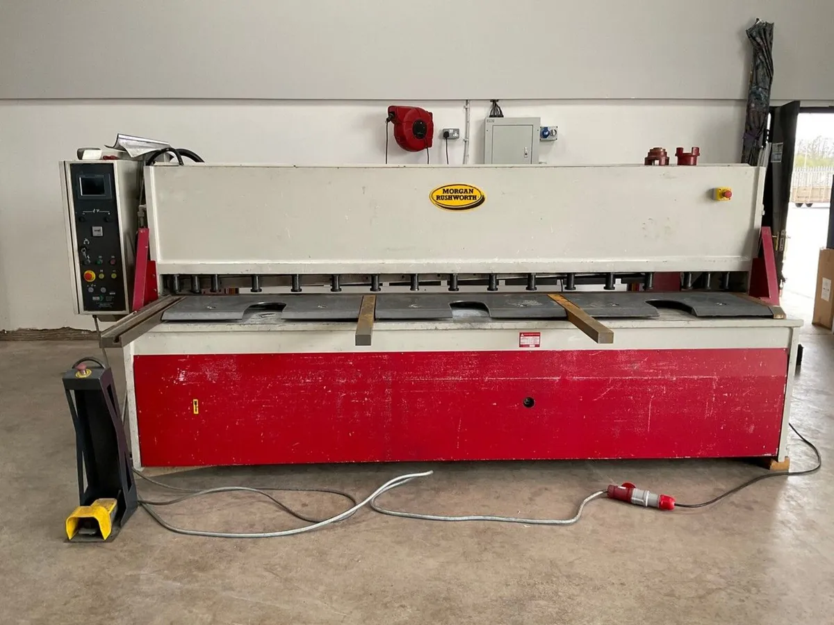 MORGAN RUSHWORTH HGS3100/6 3.1M 3 PHASE GUILLOTINE - Image 1