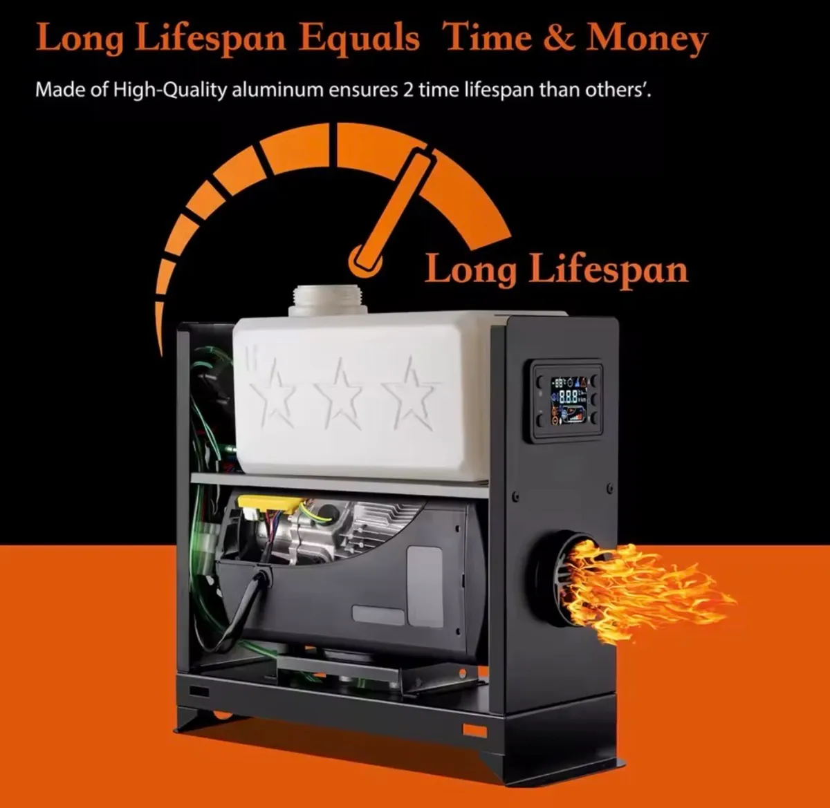 Diesel Air Heater 5-8KW 12/24V Parking Heater - Image 4