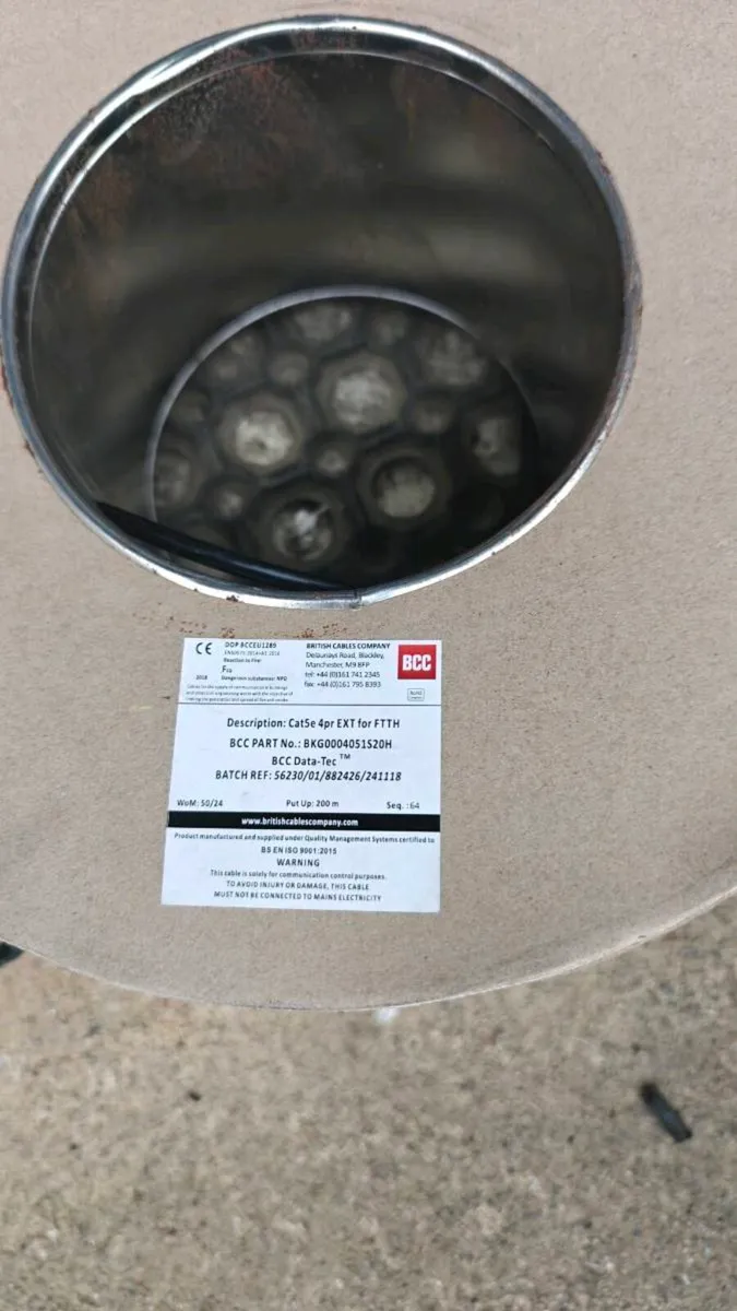 Internet cable 200m Cat5e 4pr - Image 3