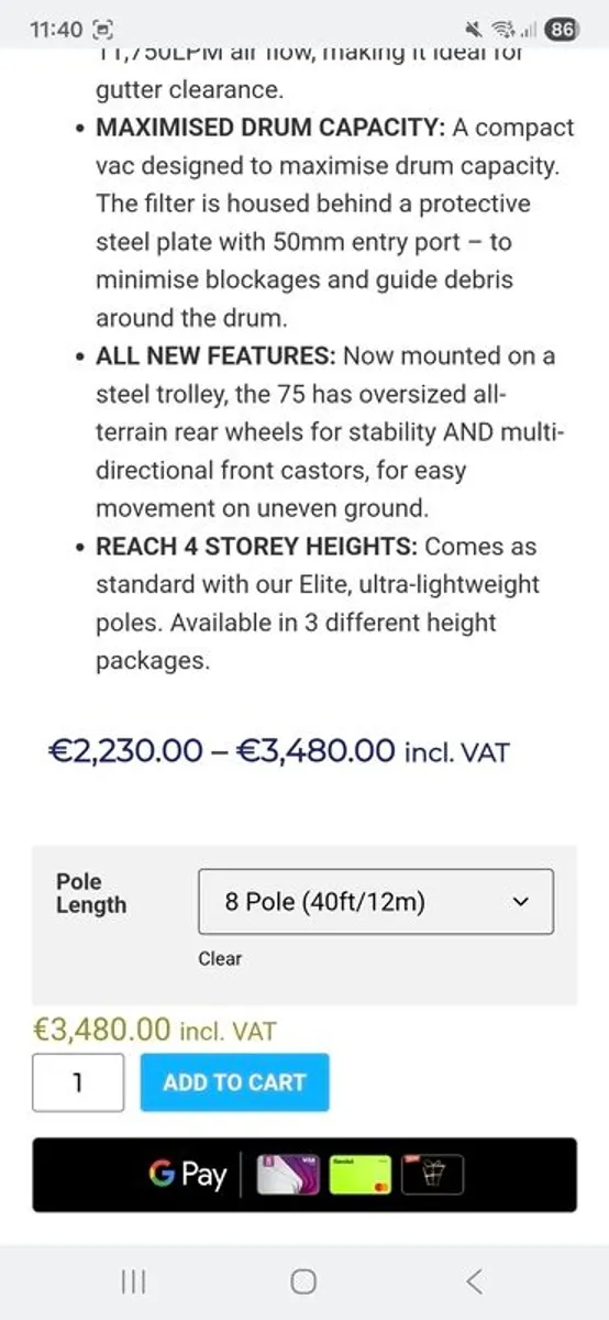 gutter vac - Image 2