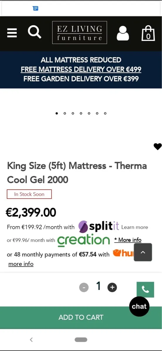 Kaymed King Size 5ft Matress - Image 1