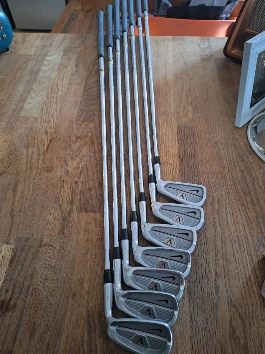 Nike iron set, victory red forged split cavity 3-9 - Image 4