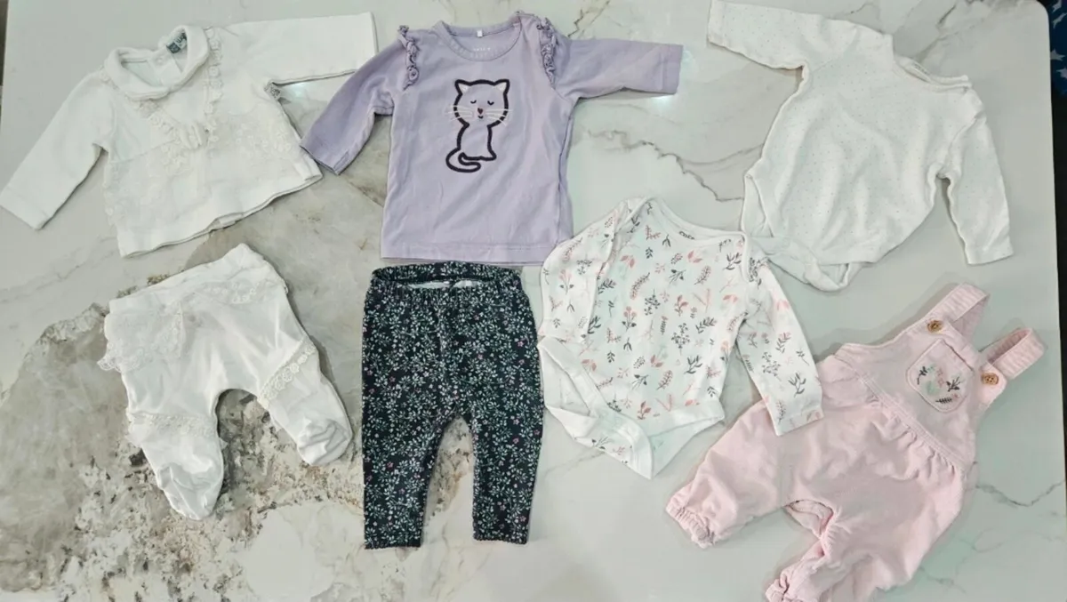 Baby girl clothes bundle 0-3 months - Image 2