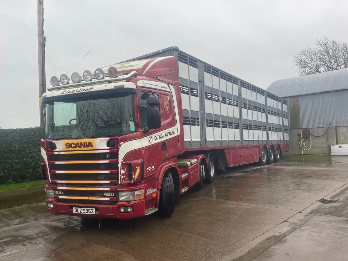 Pezzaoli straight frame livestock trailer for sale - Image 1