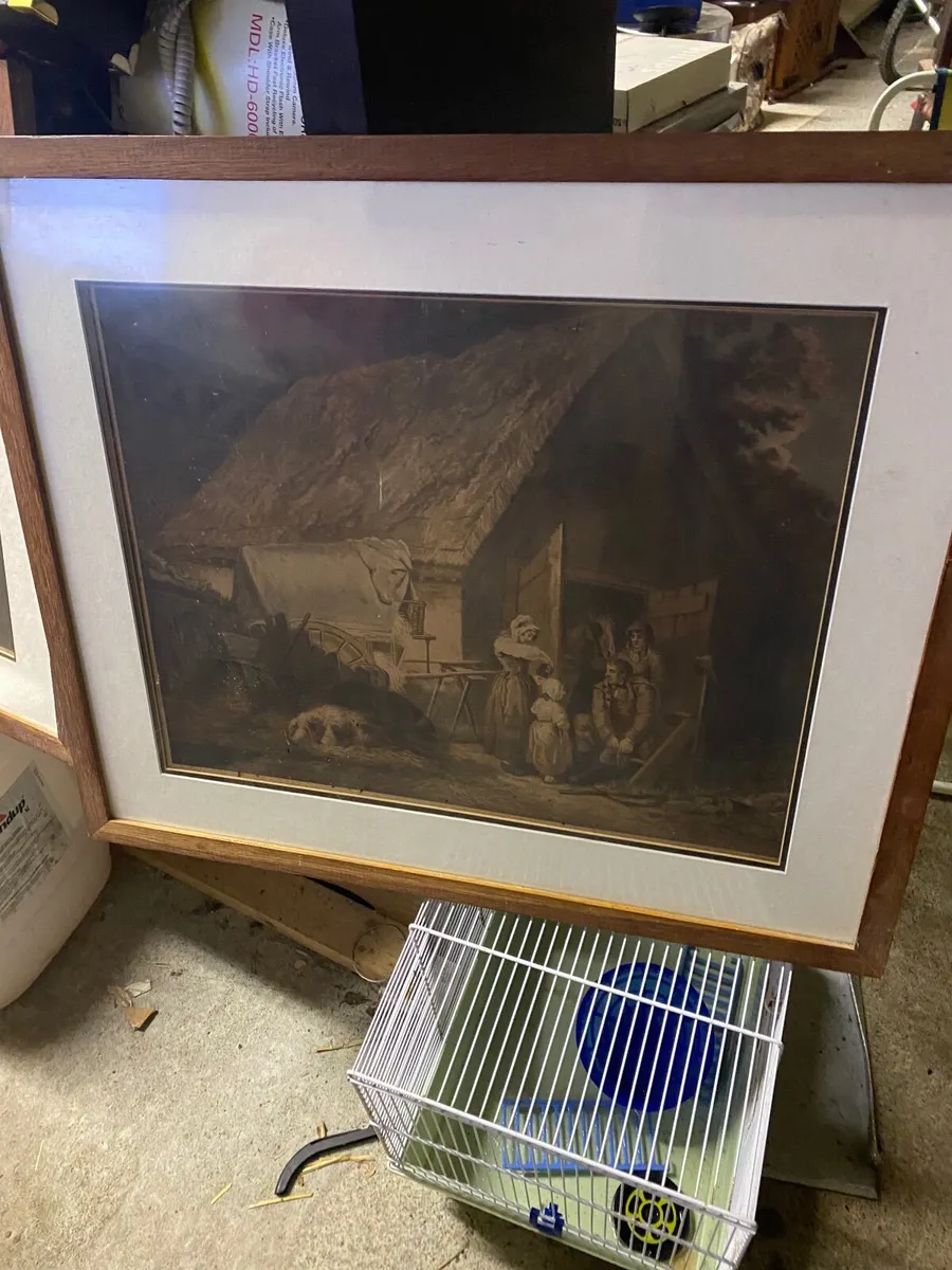 Pair of vintage pictures - Image 4