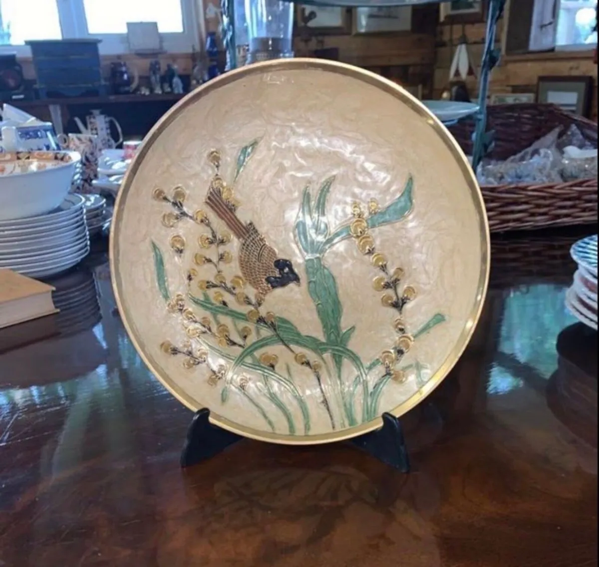 1940s Japanese Enamel Plate - Image 4