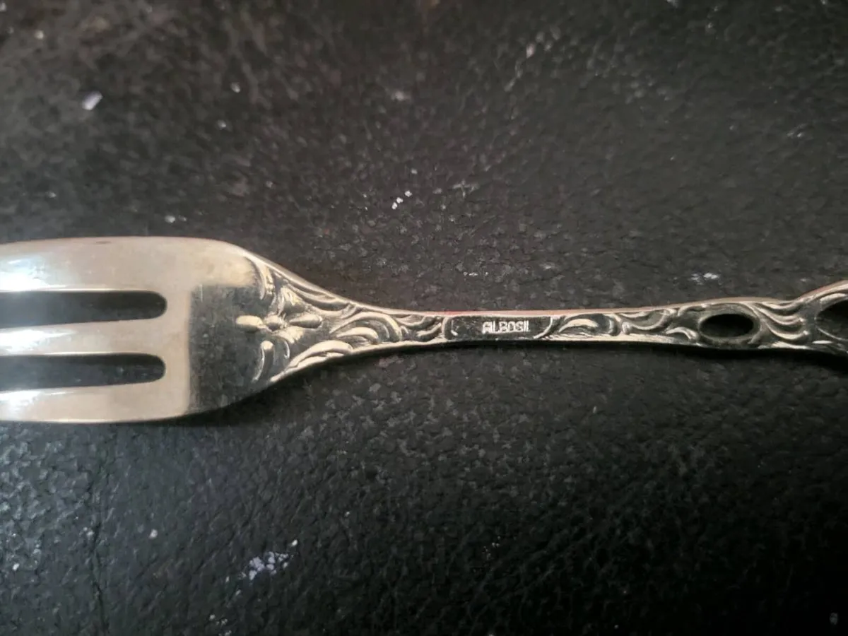 Hildesheimer Rose Albosil Silver Fork (Set of 6) - Image 2