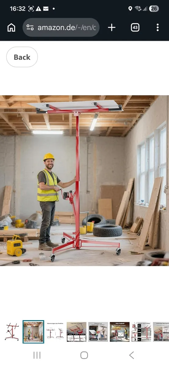 8x4 plasterboard lifter - Image 3