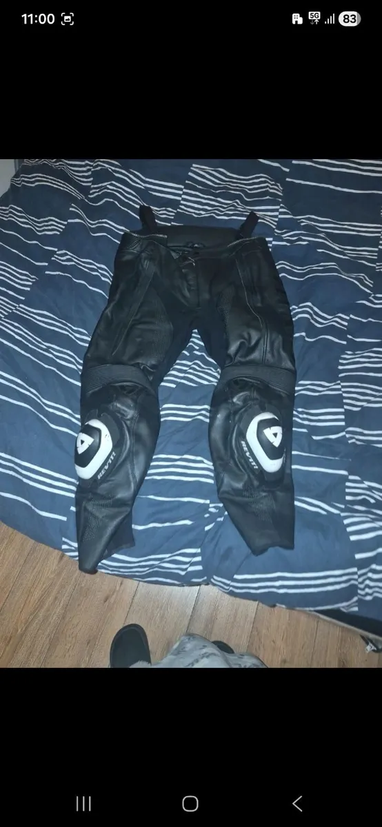 Women leather jacket with pants - Image 3