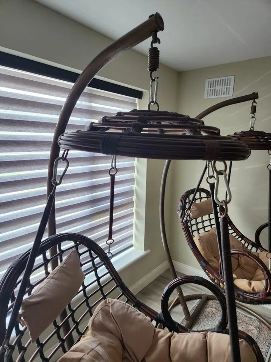 Basket chairs_woven bamboo - Image 3