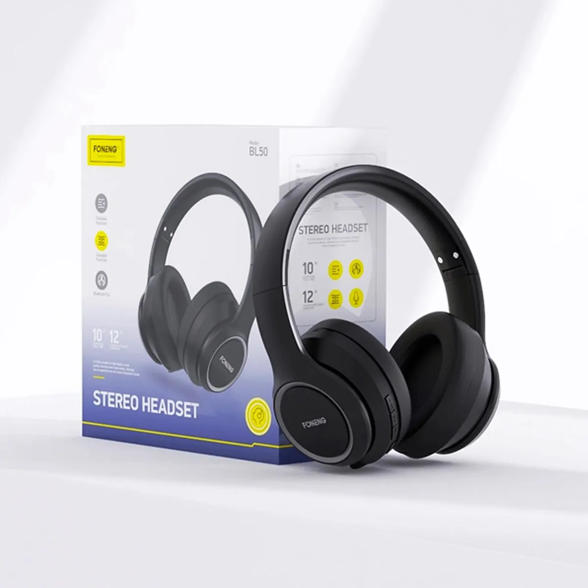 New FONENG BL50 Stereo Wireless HeadSet