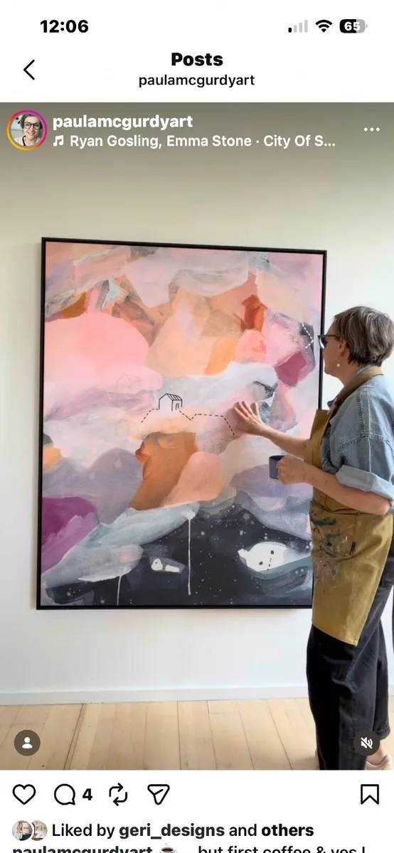 Wall art canvas - Paula McGurdy print - Image 1