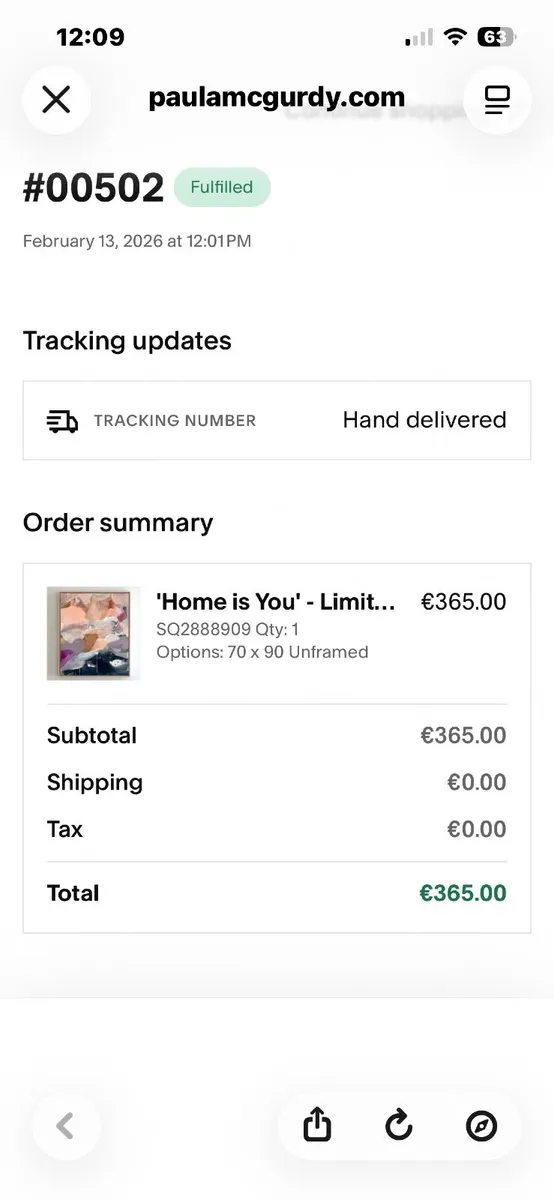 Wall art canvas - Paula McGurdy print - Image 4