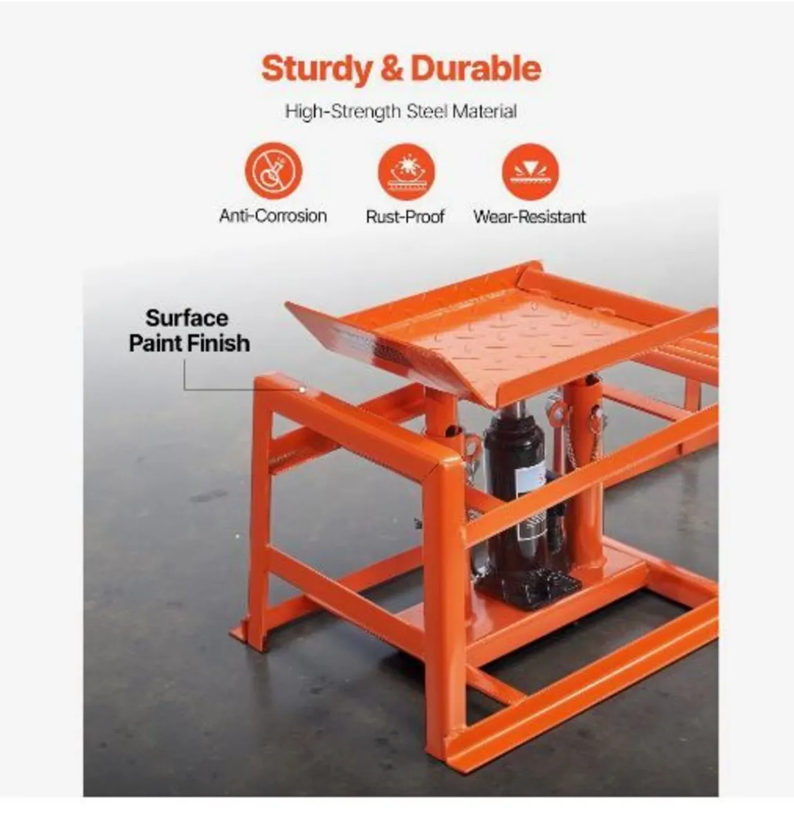 Hydraulic Car Ramps, 2 PCS 5T 11000 lbs - Image 2