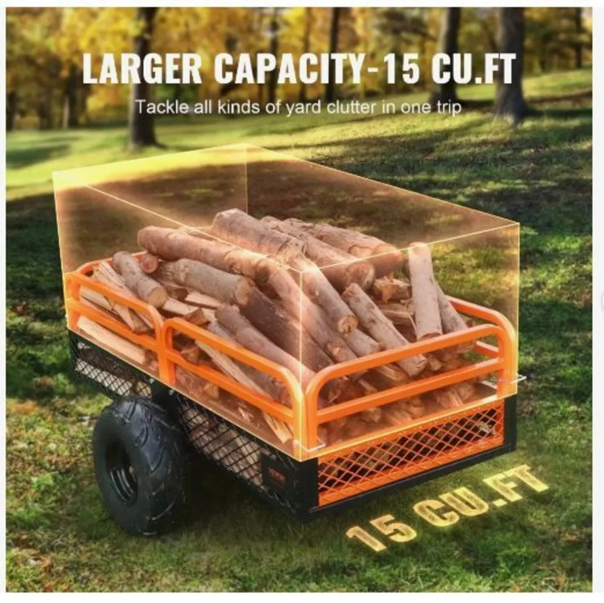 Heavy Duty Steel ATV Dump Trailer - Image 4