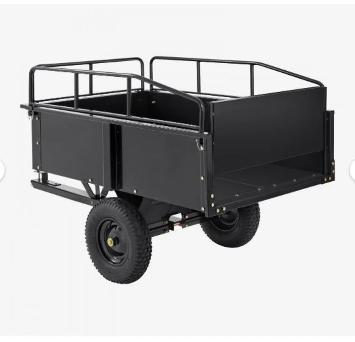 Heavy Duty ATV Trailer Steel Dump Cart - Image 2