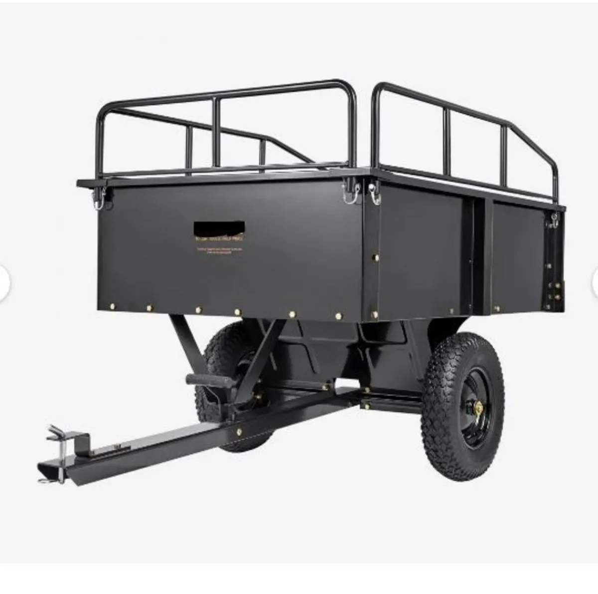 Heavy Duty ATV Trailer Steel Dump Cart - Image 3