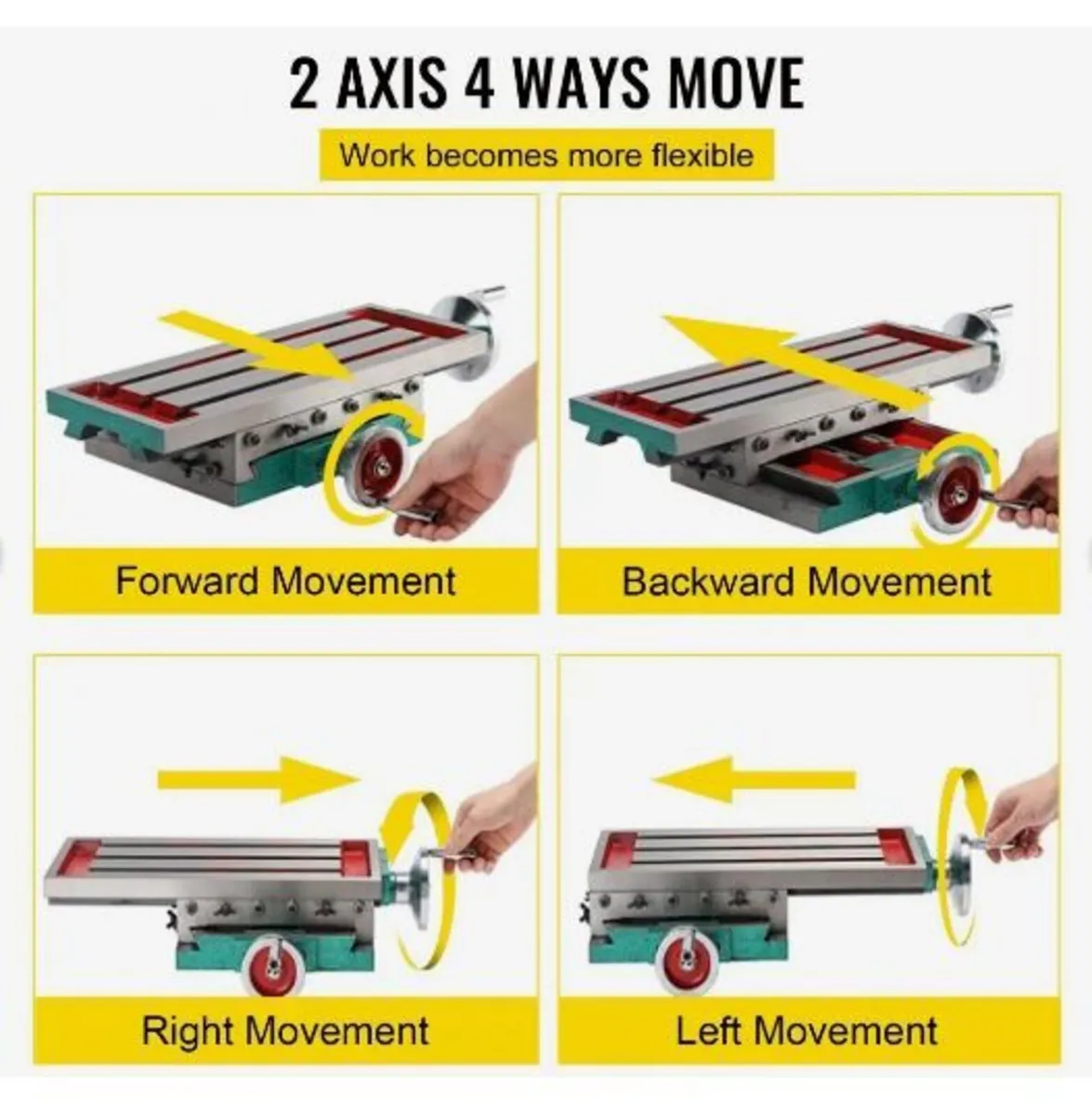Milling Table 17.7×6.7Inch (450 x 170 mm) - Image 2