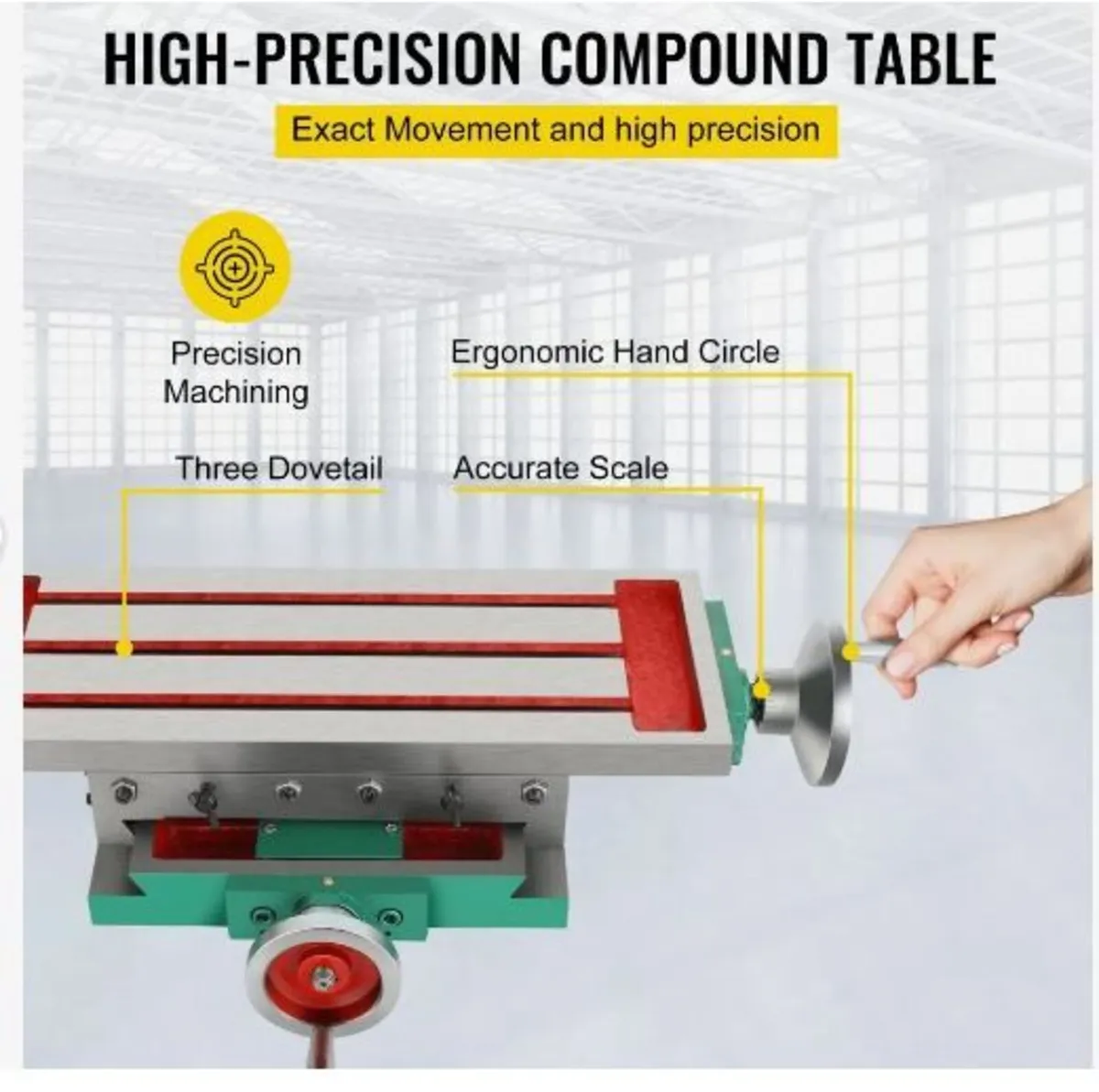 Milling Table 17.7×6.7Inch (450 x 170 mm) - Image 3