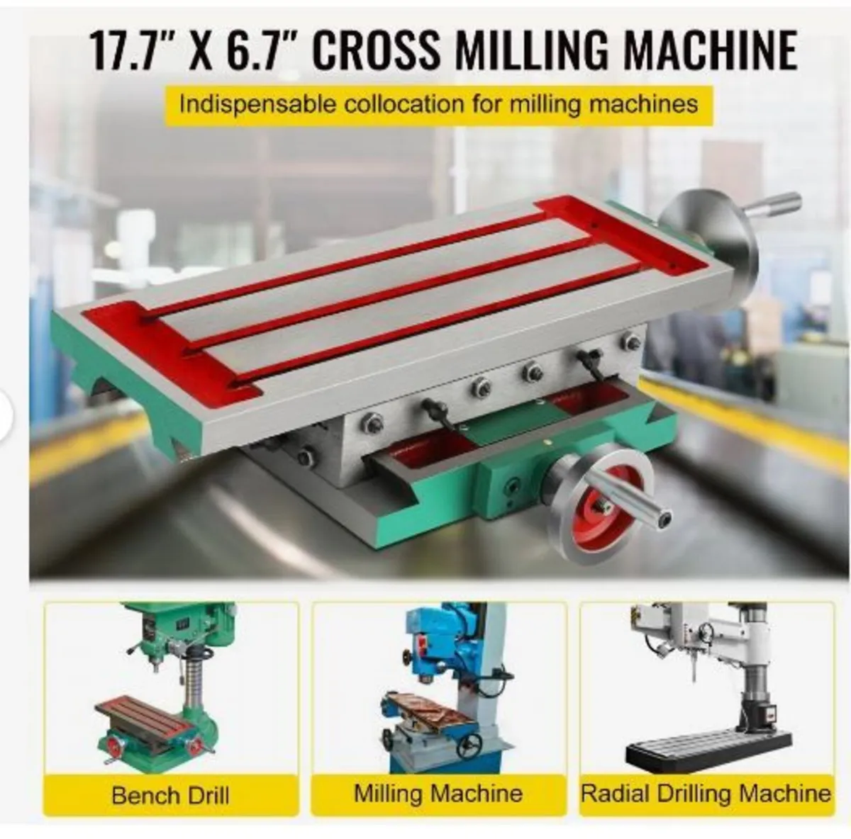 Milling Table 17.7×6.7Inch (450 x 170 mm) - Image 4