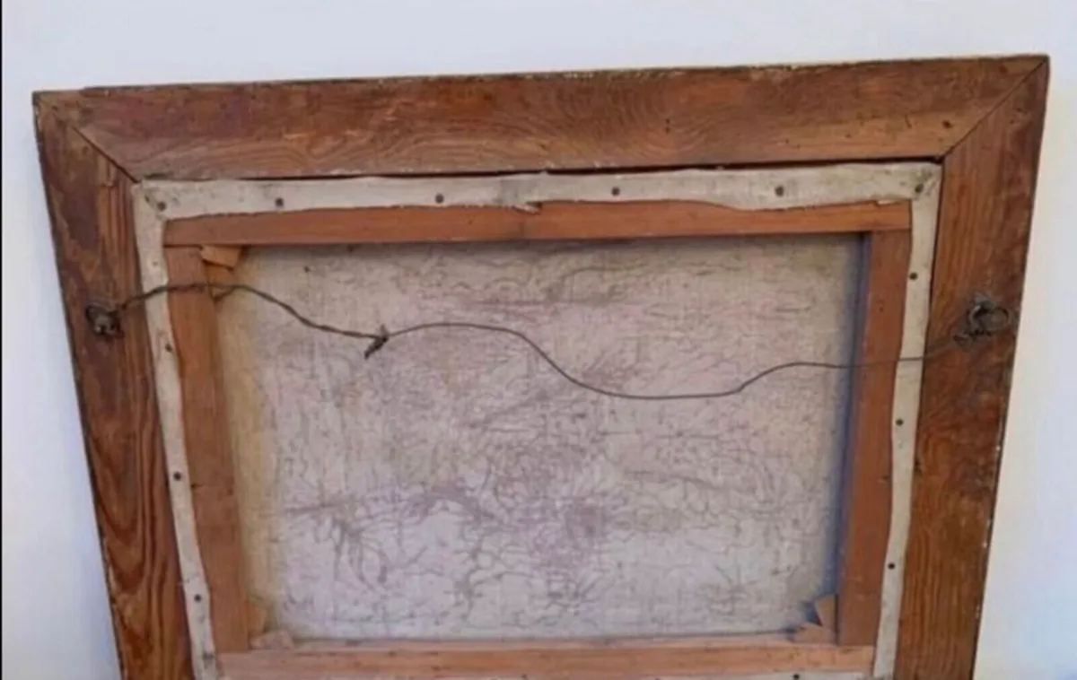 Antique oil painting - Image 3