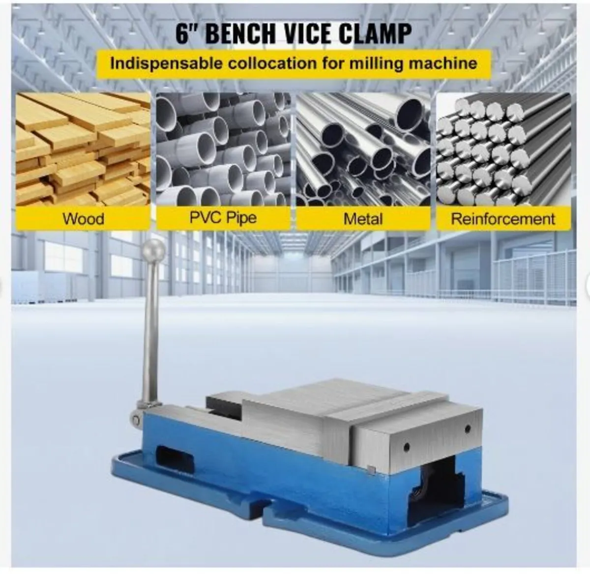 15.2 cm Powerful Precise Clamping Vice - Image 2
