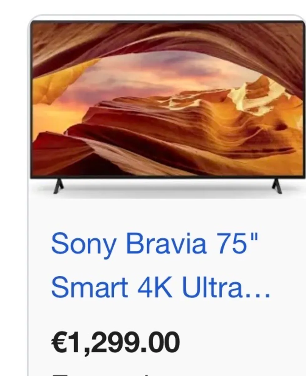 Sony 75” LED Smart TV - Image 2